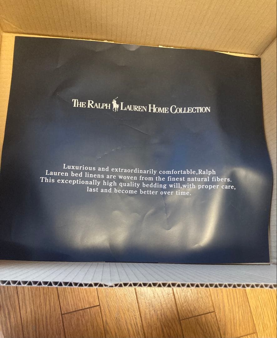 ラルフローレンホーム　羽毛布団　ポーランド産ホワイトグース　シングル　日本製