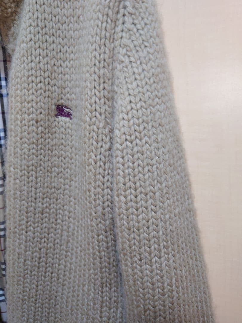 バーバリー　ニットブルゾン