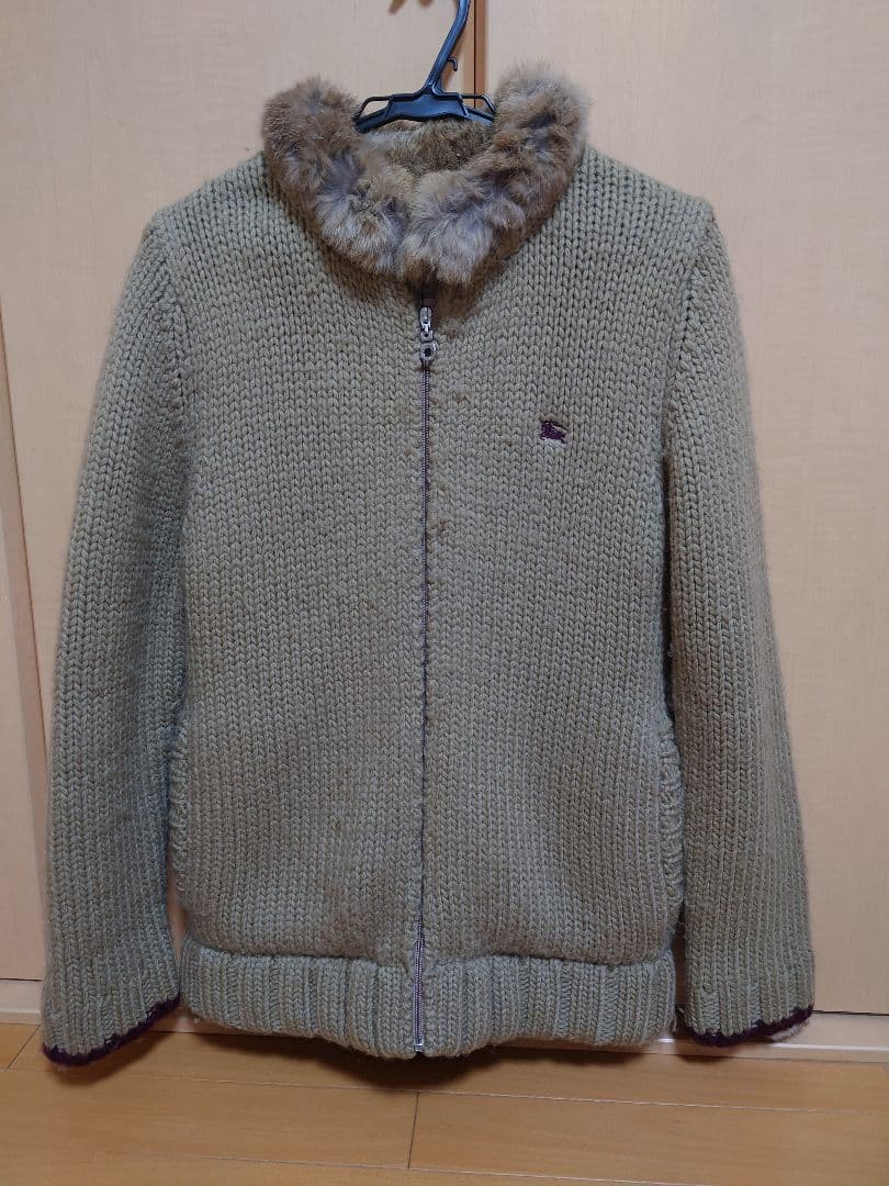 バーバリー　ニットブルゾン