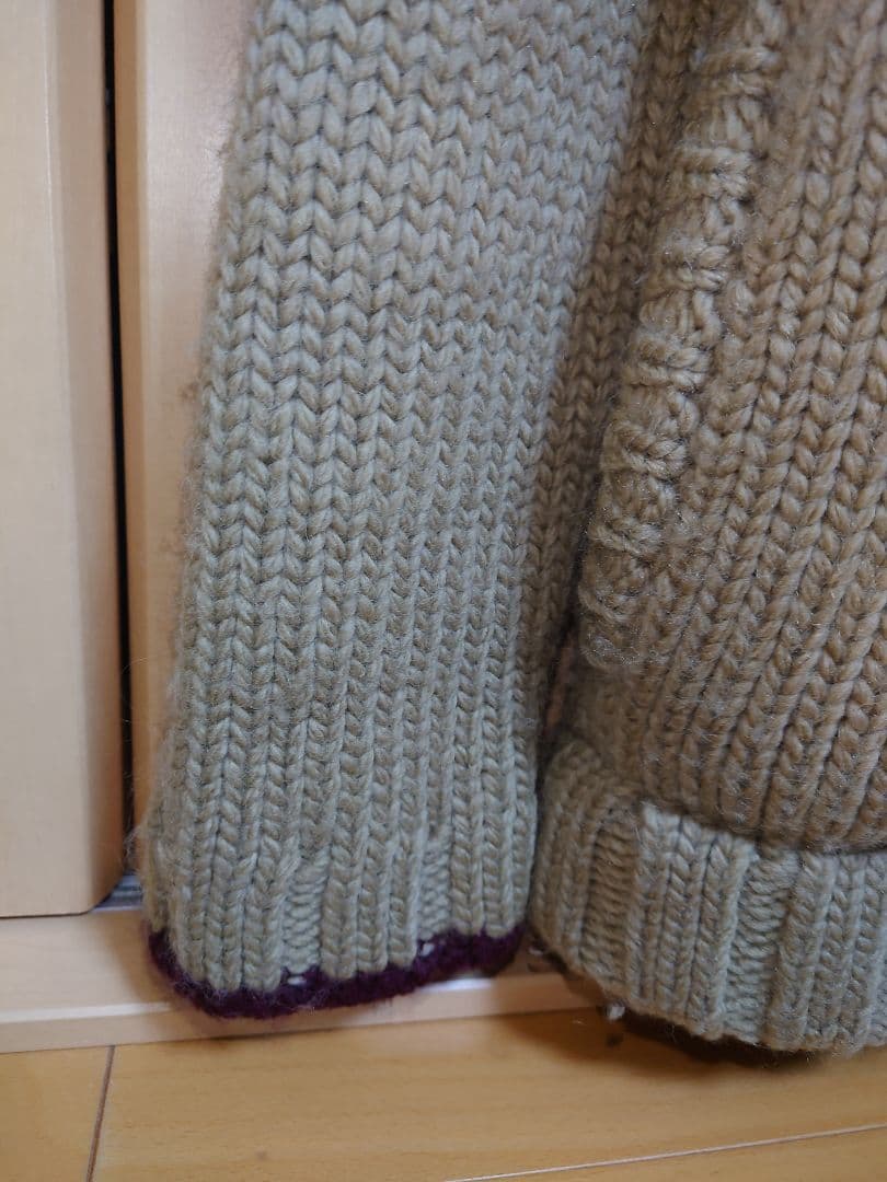 バーバリー　ニットブルゾン