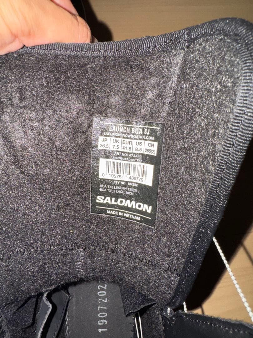 スノーボード Salomon LAUNCH BOA SJ 26.5cm