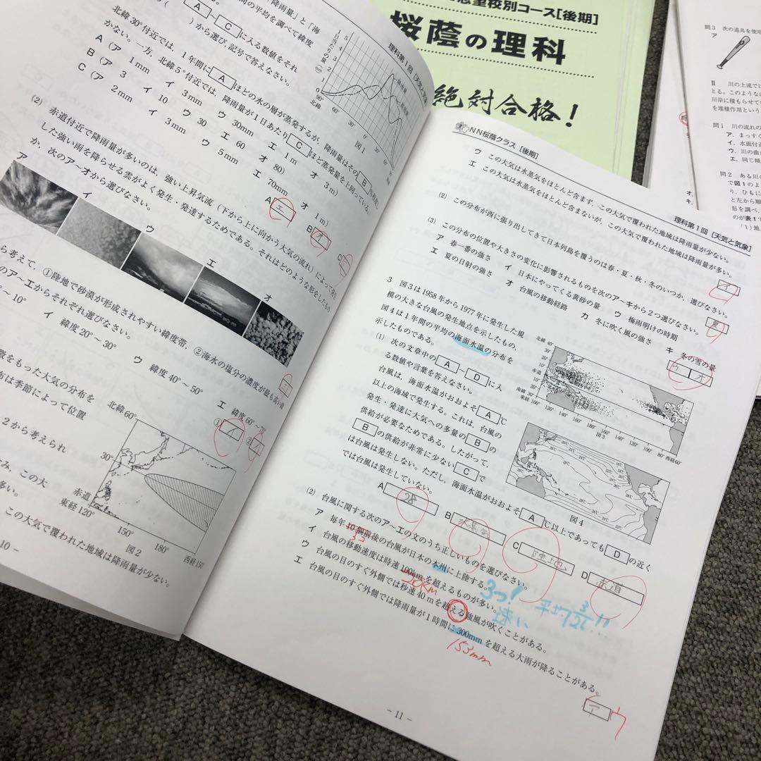 早稲田アカデミー　6年　NN桜蔭 志望校別　後期/正月特訓 2023年受験