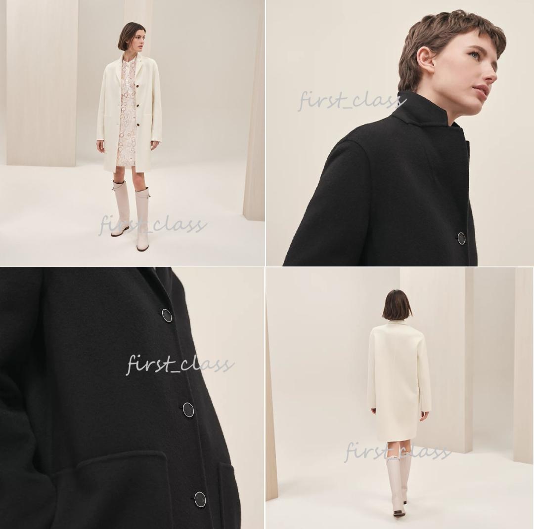 ★HERMES★2023-24★極美品★カシミヤ★ダブルフェイス★コート