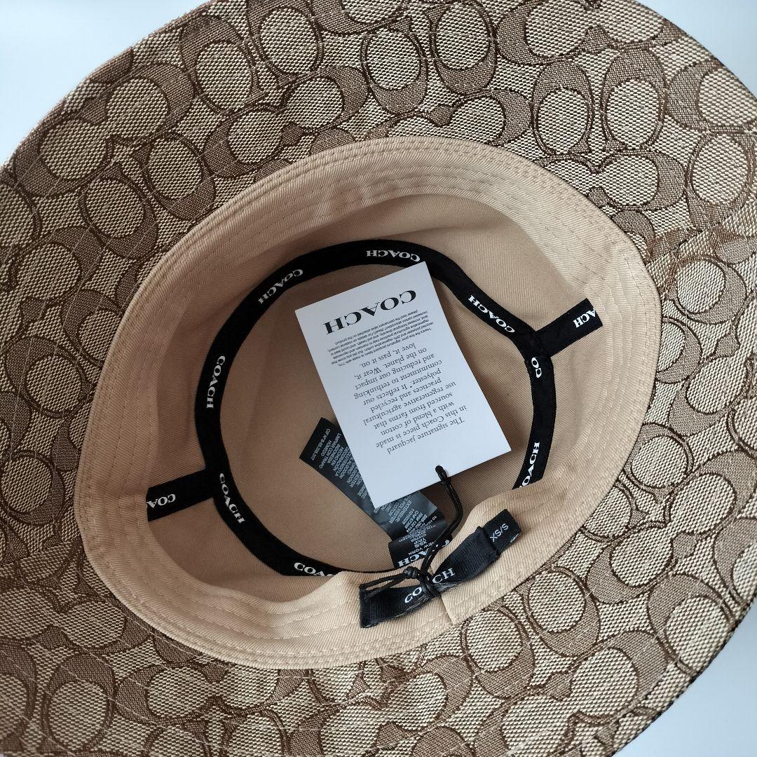 ゆみみん様☆新品未使用タグ付き☆COACH バケットハット ブラウン キャンバス