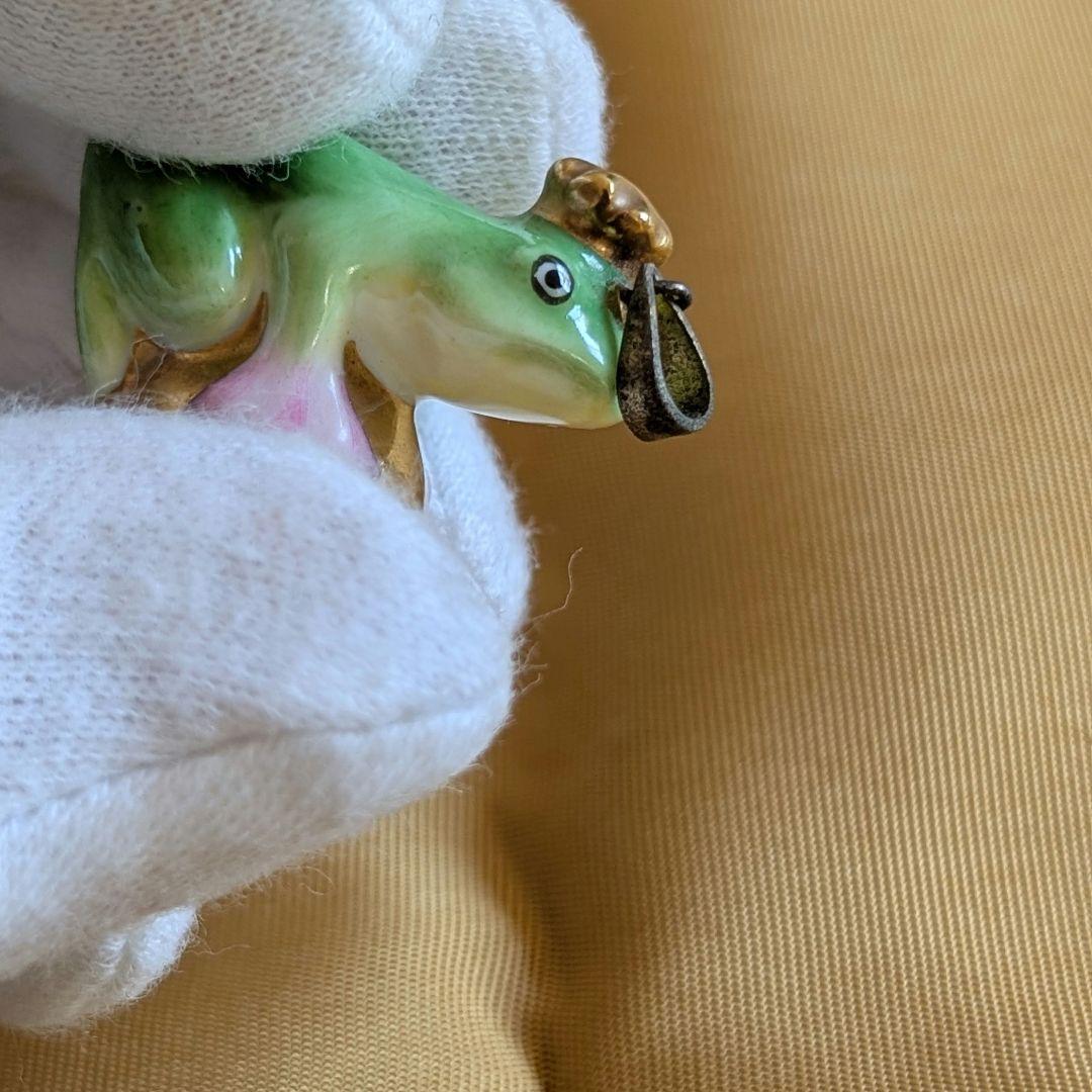 ヘレンド HEREND ペンダントトップ カエル