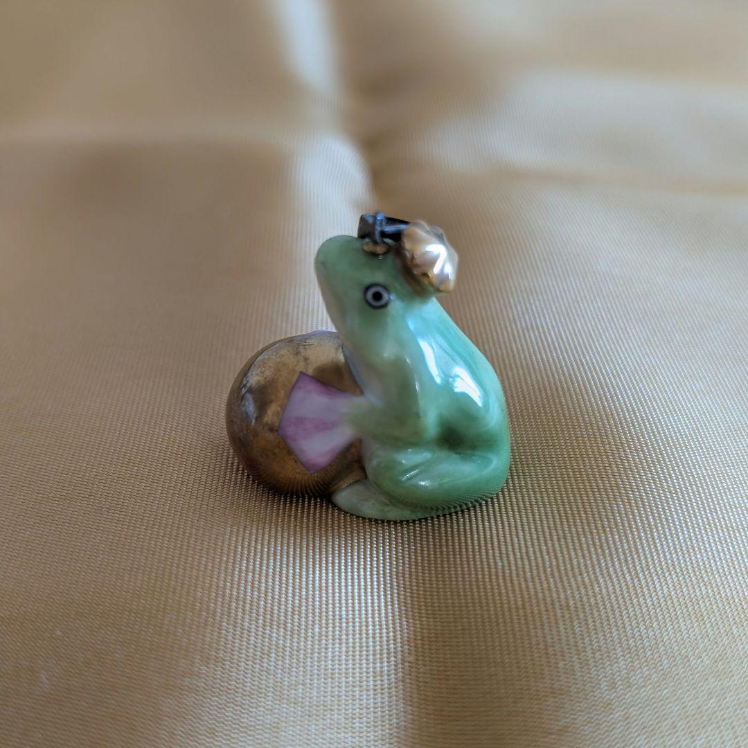 ヘレンド HEREND ペンダントトップ カエル