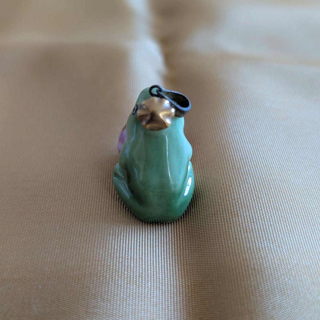 ヘレンド HEREND ペンダントトップ カエル