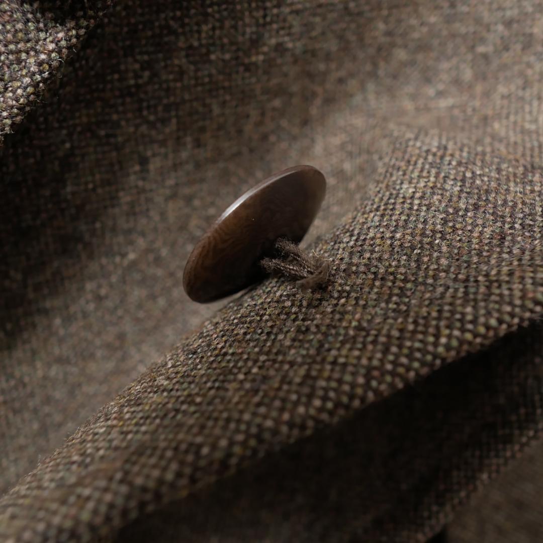 美品【ポールスミスコレクション】ウール サファリジャケット L 日本製 立襟 茶