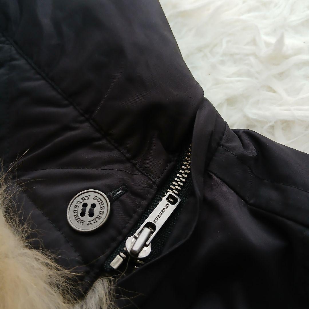 【BURBERRY】フードノバチェック　ベルト付　ロングコート　大きいサイズ46