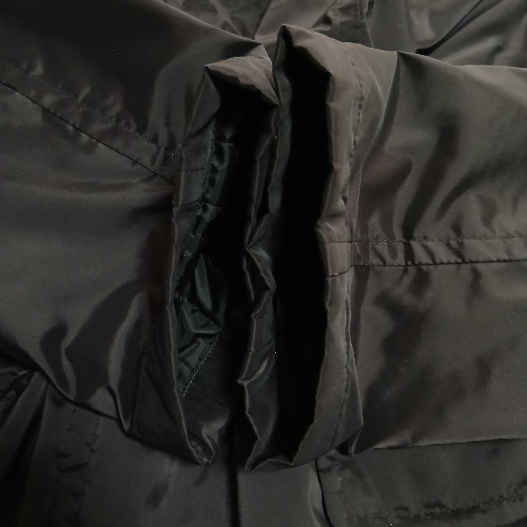 【BURBERRY】フードノバチェック　ベルト付　ロングコート　大きいサイズ46