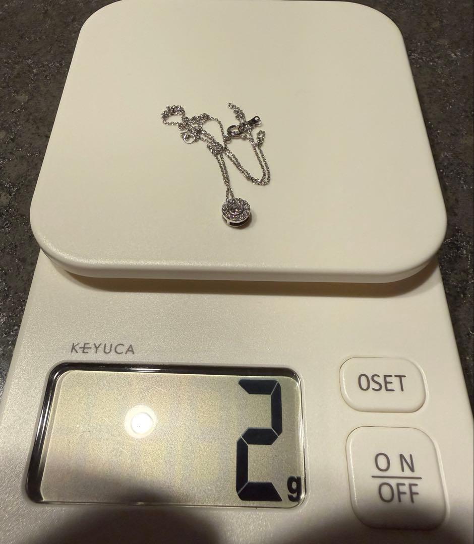 festaria bijou SOPHIAダイヤモンドネックレス保証書鑑定書箱込