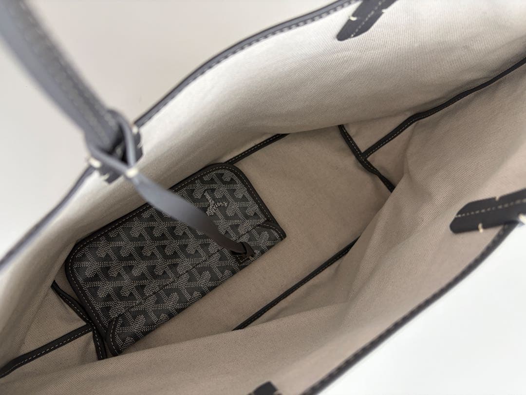 ぽん GOYARD サンルイ PM グレー