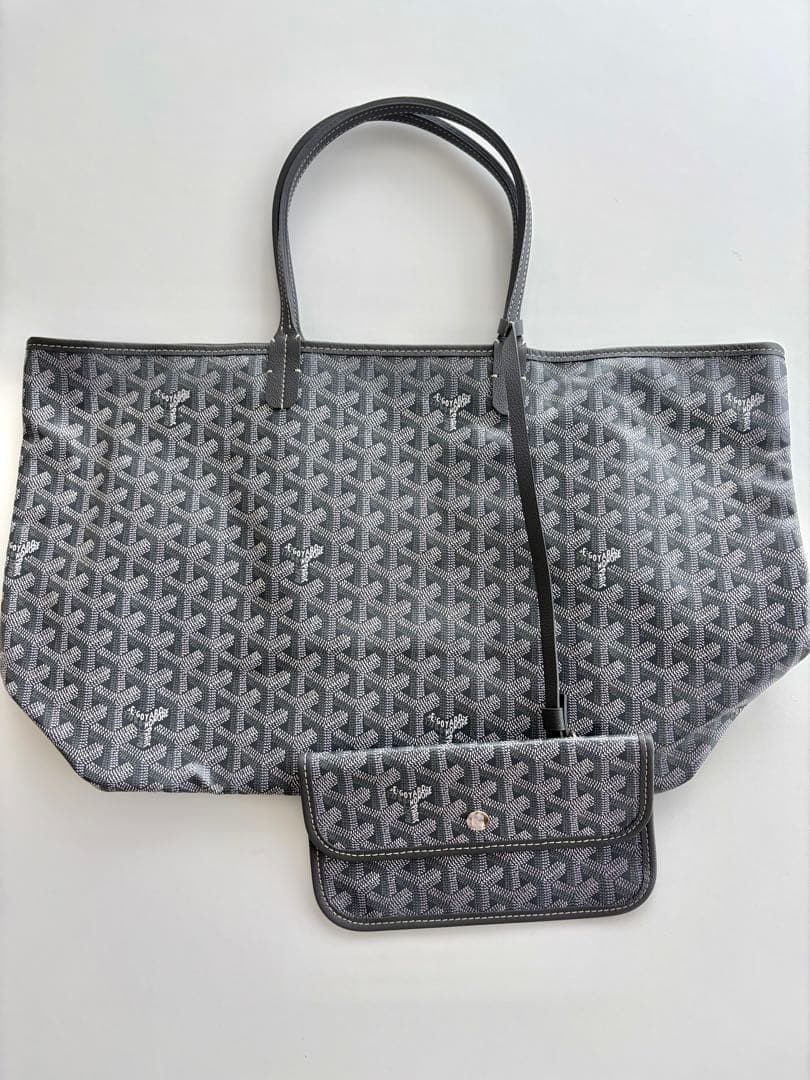 ぽん GOYARD サンルイ PM グレー