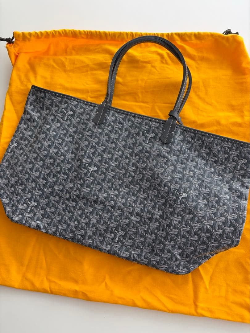 ぽん GOYARD サンルイ PM グレー