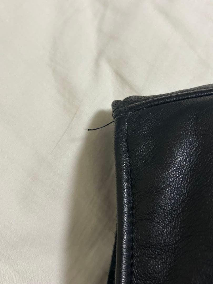 Ron Herman ロンハーマン ボア レザー ダウンベスト グリーン