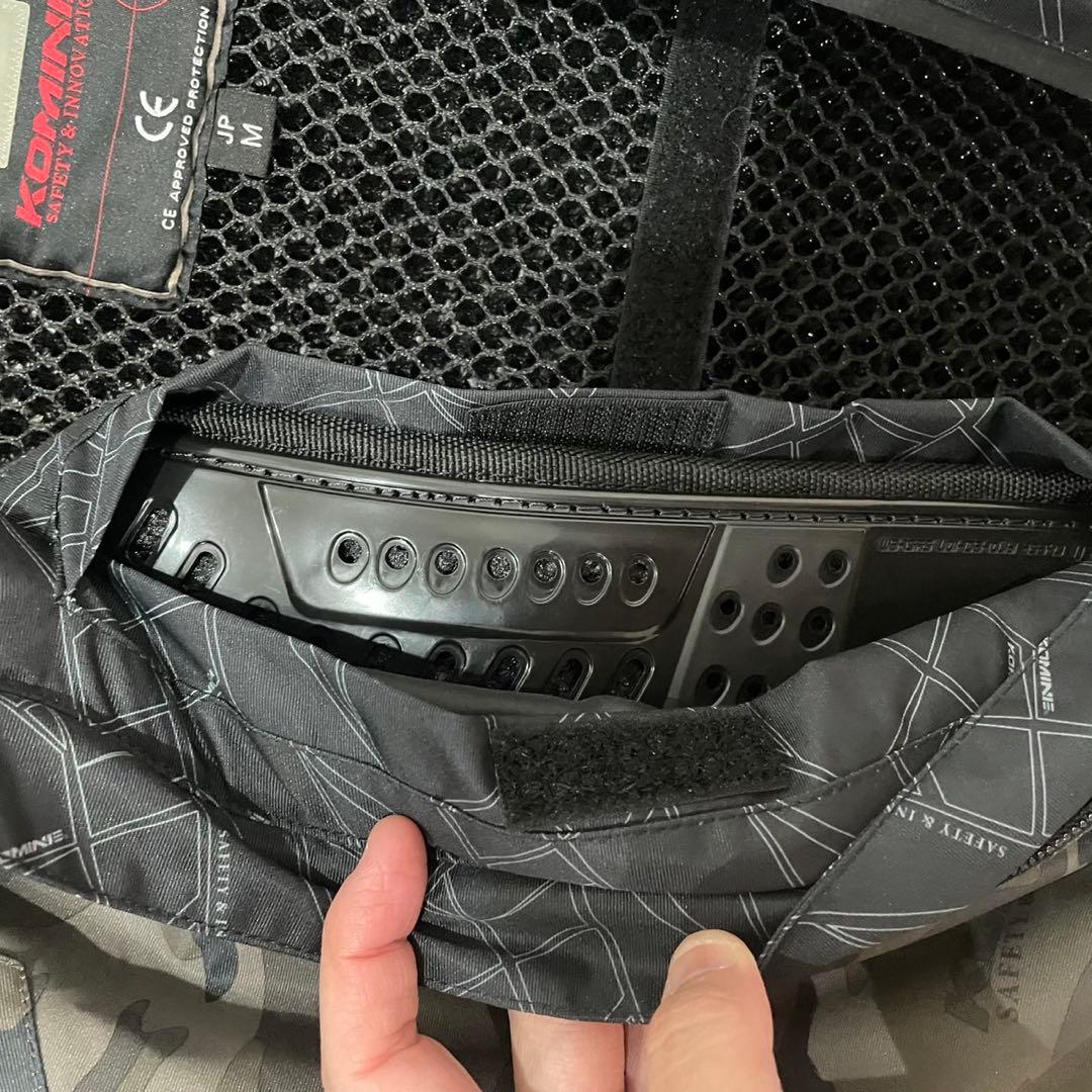 KOMINE コミネ プロテクター&ライナー 迷彩ライディングジャケット　美品