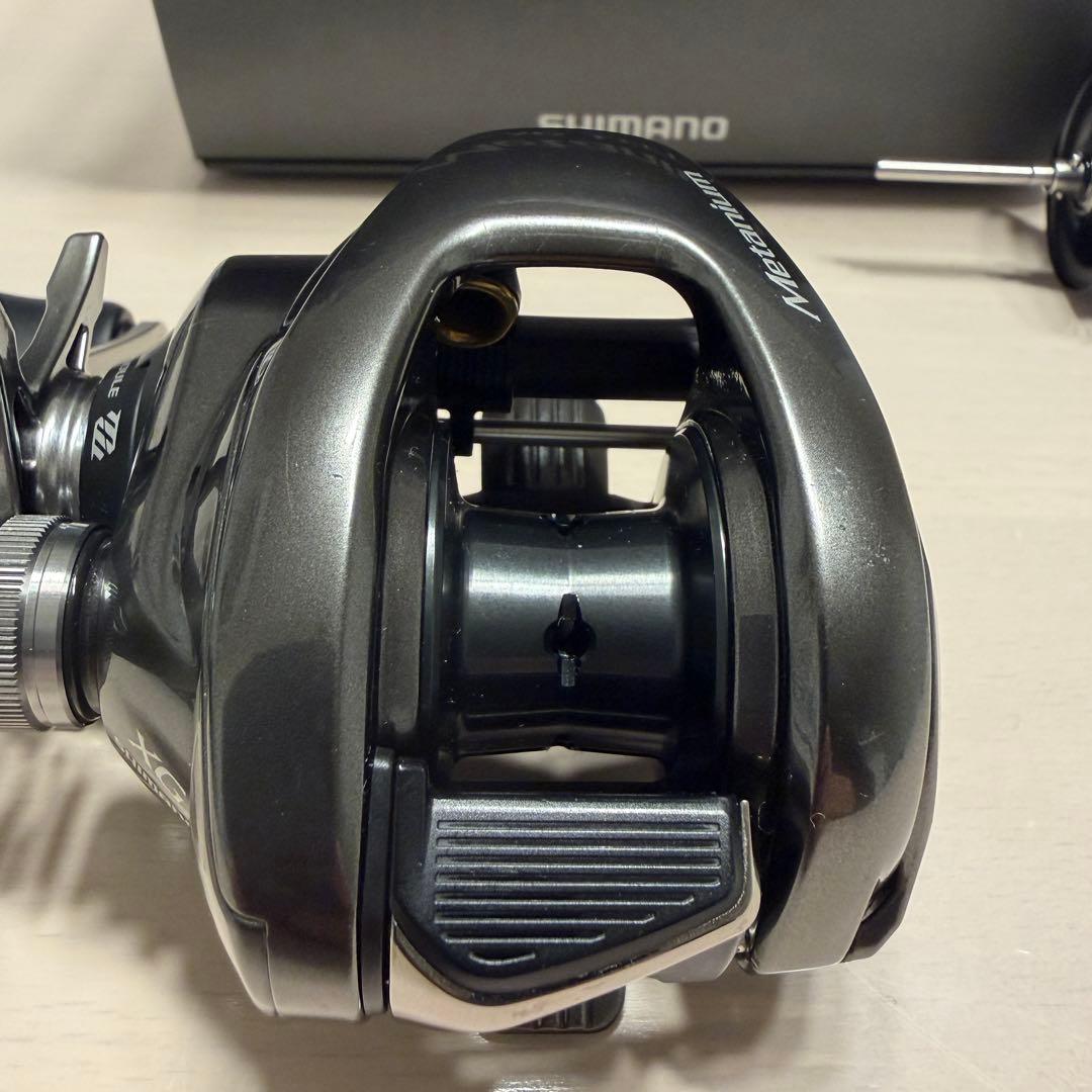 シマノ 20 メタニウム XG 左 シャロースプール付き 美品 メーカーOH済み