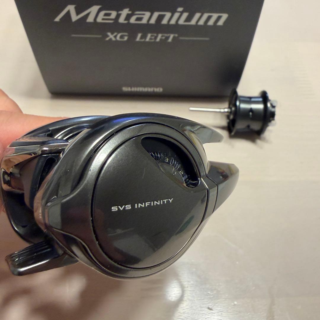 シマノ 20 メタニウム XG 左 シャロースプール付き 美品 メーカーOH済み