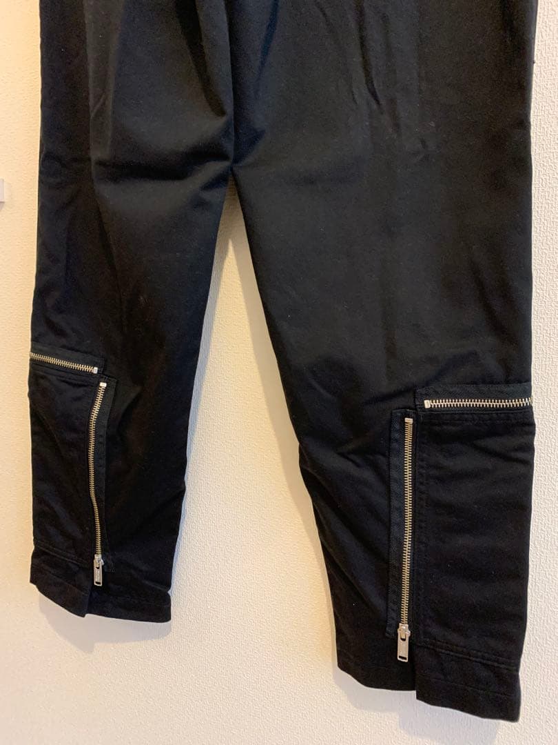 UNDERCOVER 20SS/コットンカツラギフライトパンツ ブラック