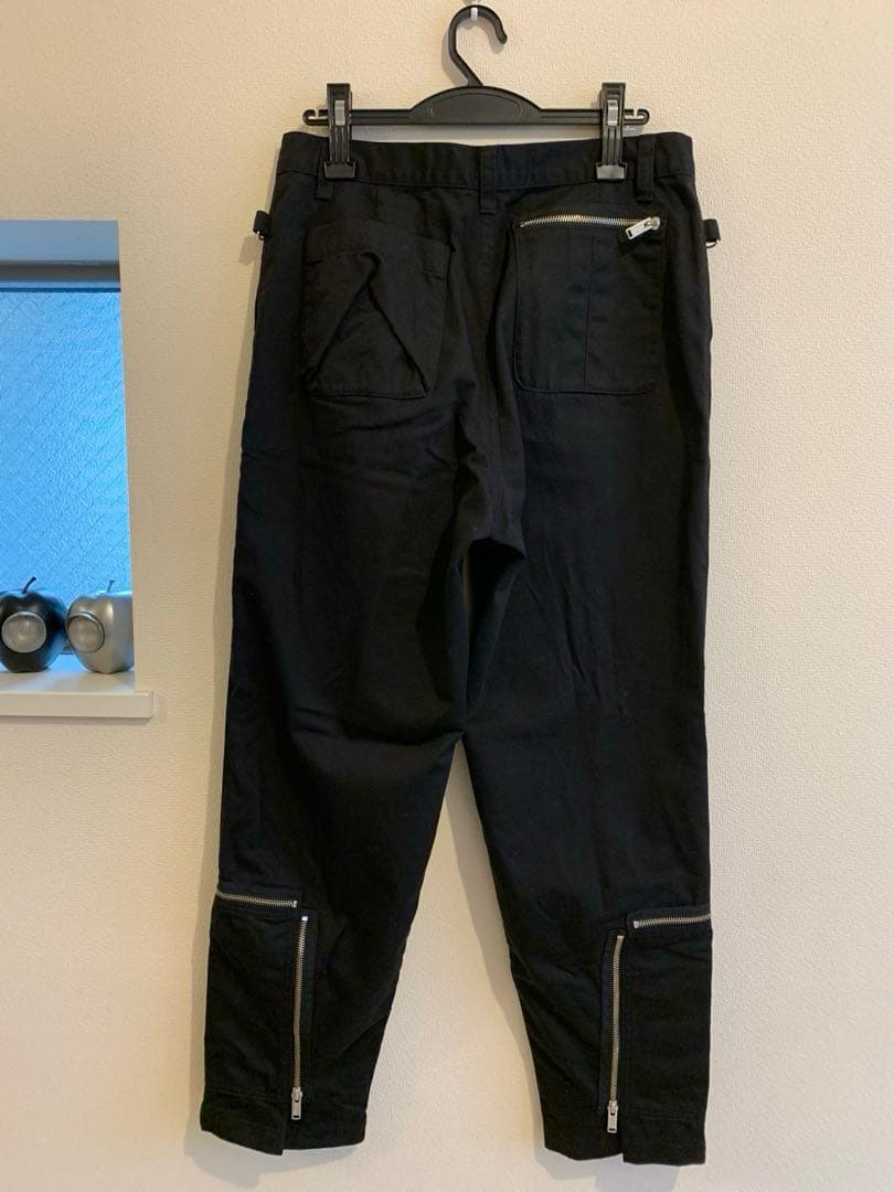 UNDERCOVER 20SS/コットンカツラギフライトパンツ ブラック