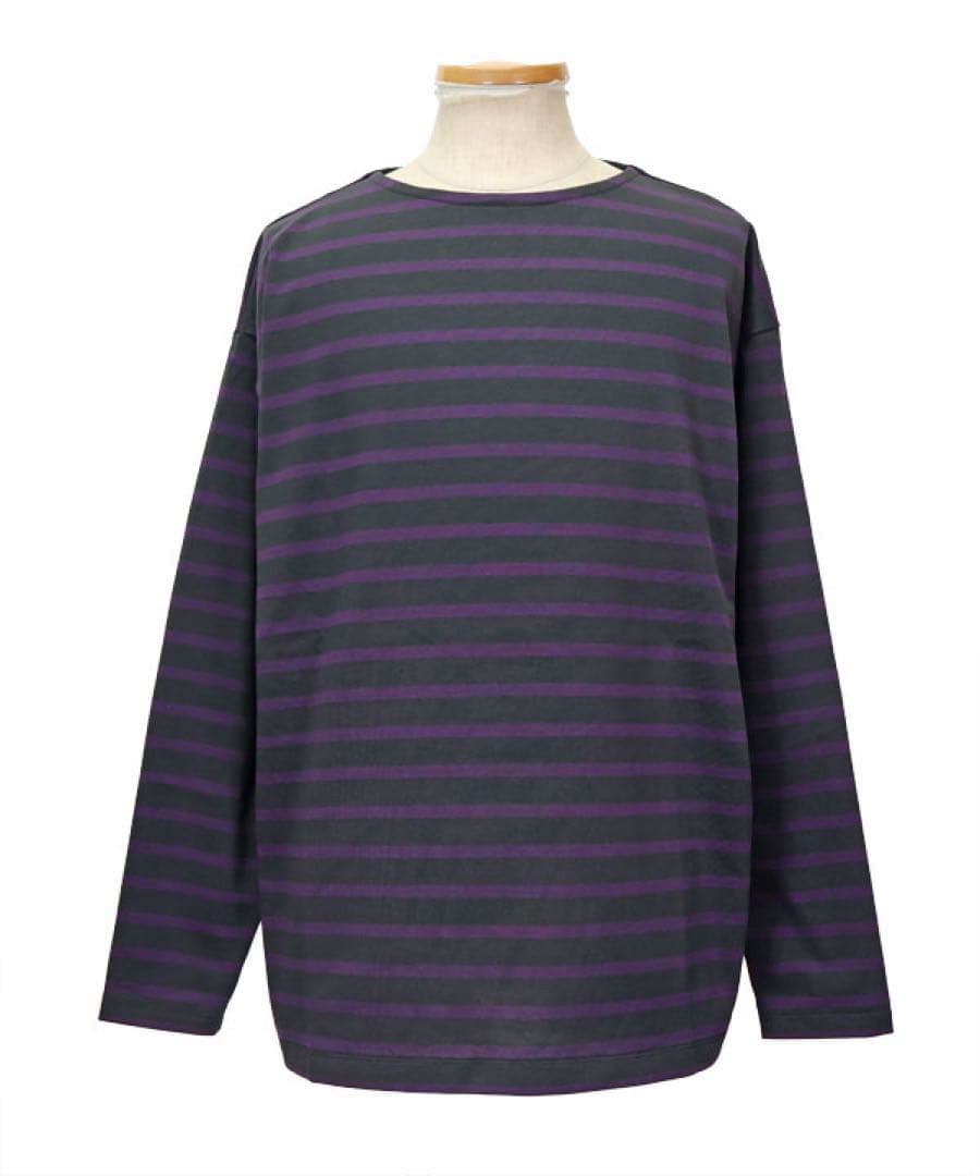 ム*イ様 オーベルジュ　25aw COCOⅡ 長袖　Charcoal×Purpl