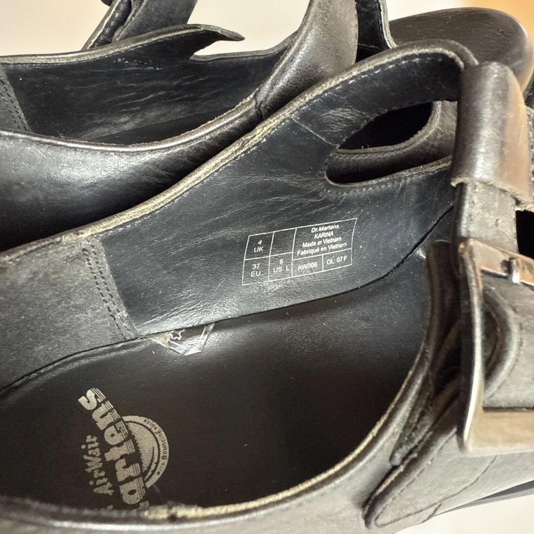 レア Dr. Martens メリージェーン 靴 黒　KARINA