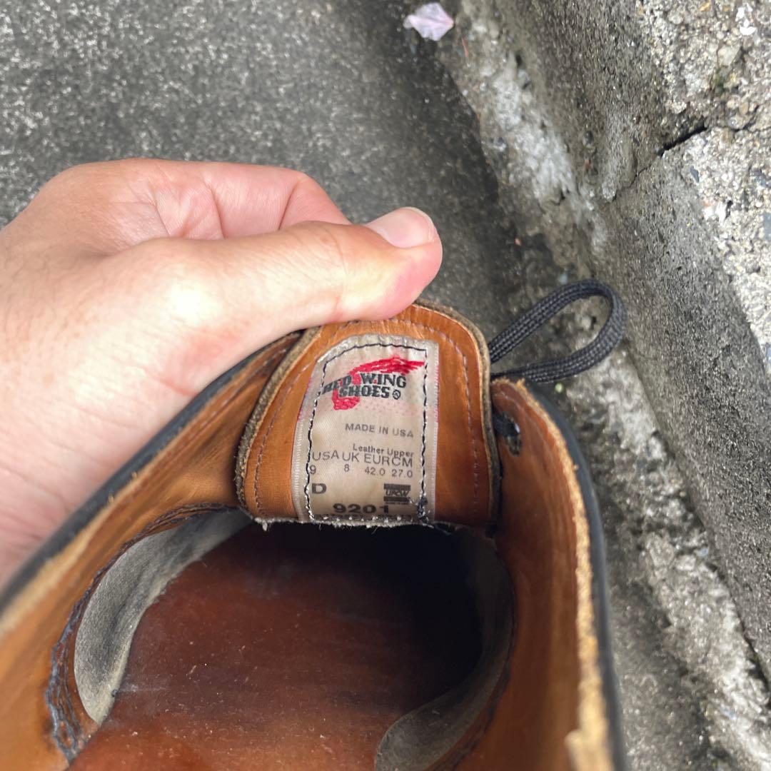 RED WING レッドウィング 9201 ガレージマン ブラック　9D