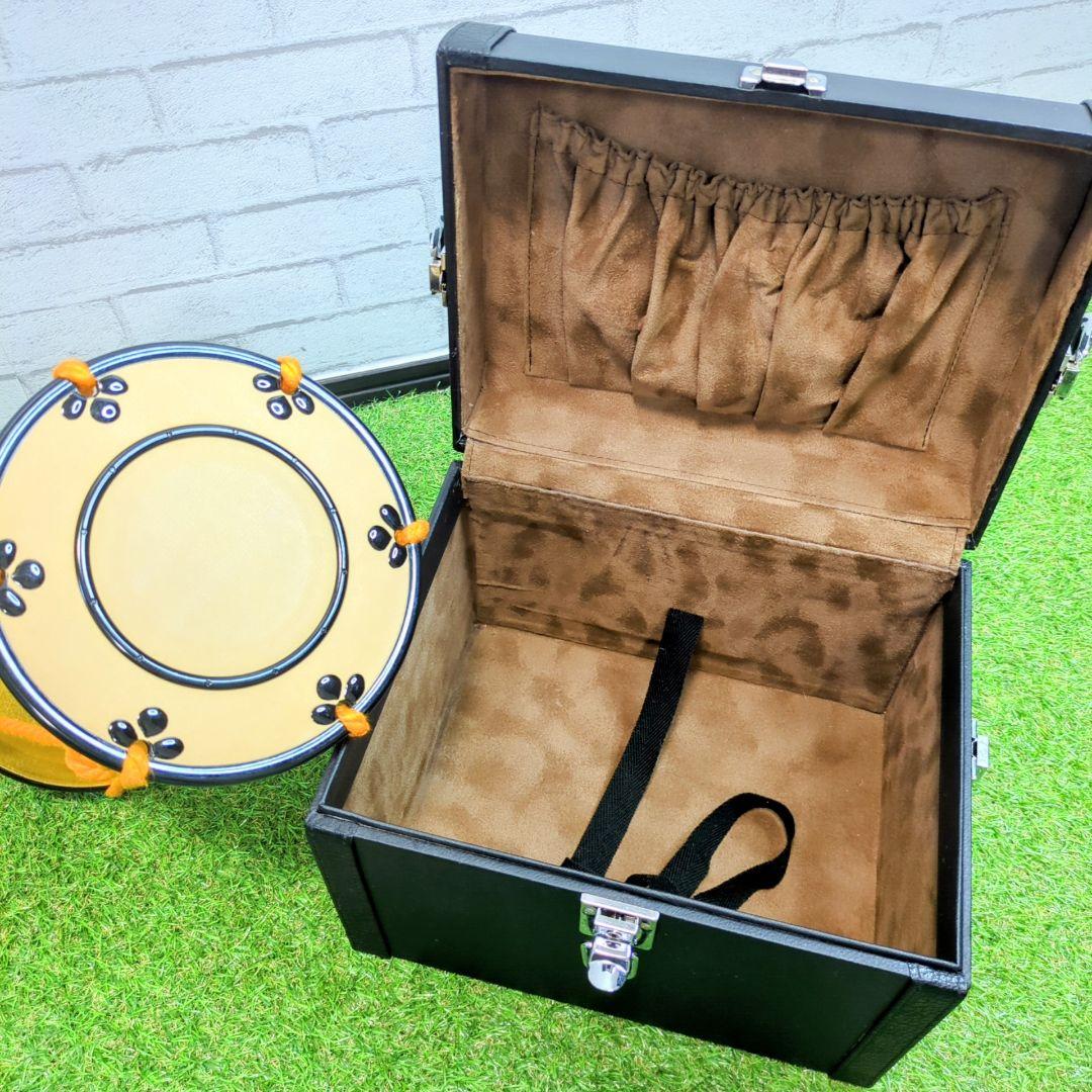 【宮本卯之助商店製】小鼓 　ハードケース　小鼓締緒　能　歌舞伎　狂言　伝統芸能