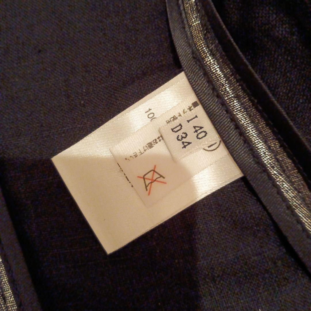 Blumarine メタリックシルバー テーラードジャケット