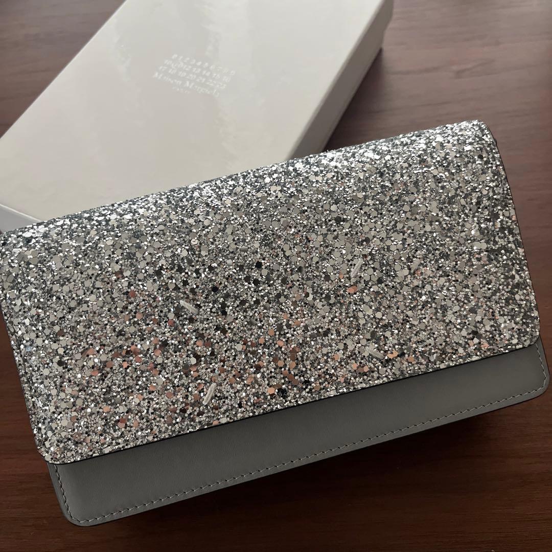 【美品】maison margiela マルジェラ　シルバーチェーンウォレット