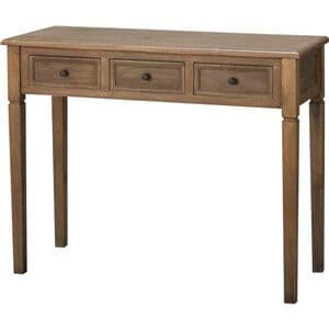 ピアニッシモサイドテーブル幅100cmブラウン木製アンティーク調コンソール