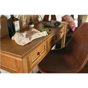 ピアニッシモサイドテーブル幅100cmブラウン木製アンティーク調コンソール