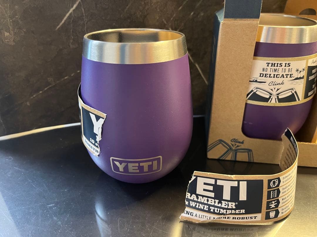 バーベキュー・調理用品 YETI Rambler Wine Tumbler 2 pack