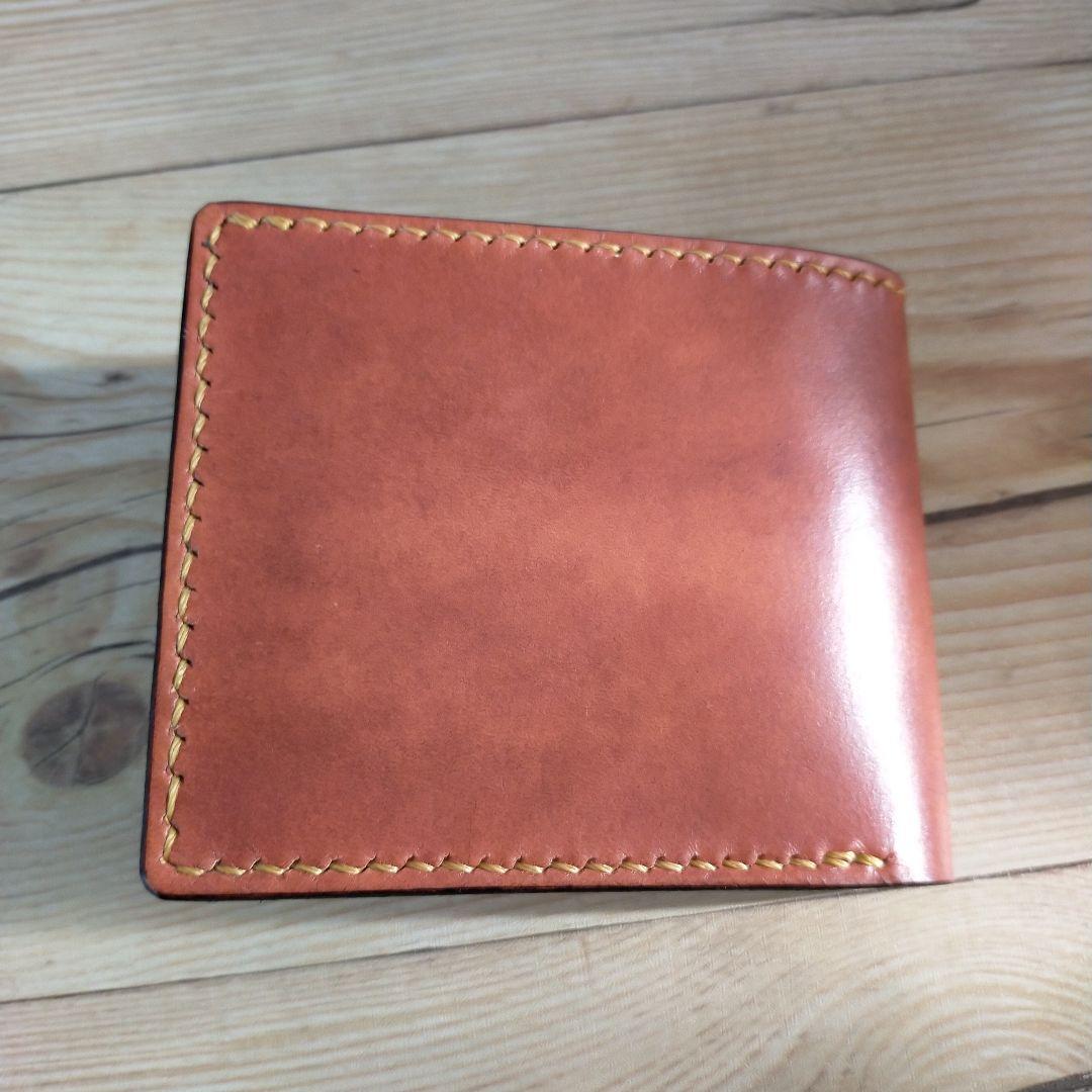 本革 財布 レザー ヌメ革 ハンドメイド 初売り