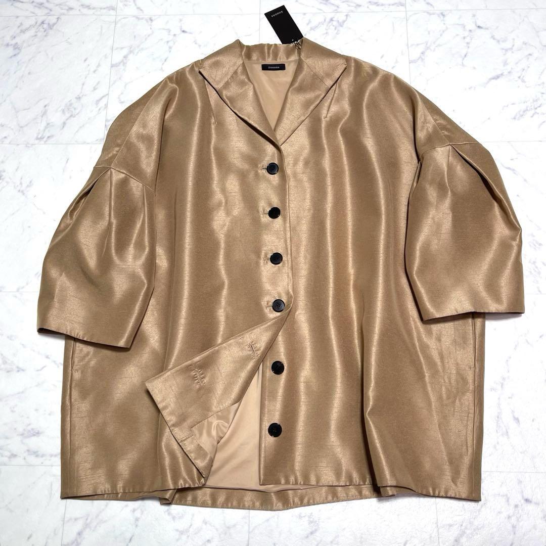 ここにゃん✨️anuans 25年 フォルムコートワンピース 2way