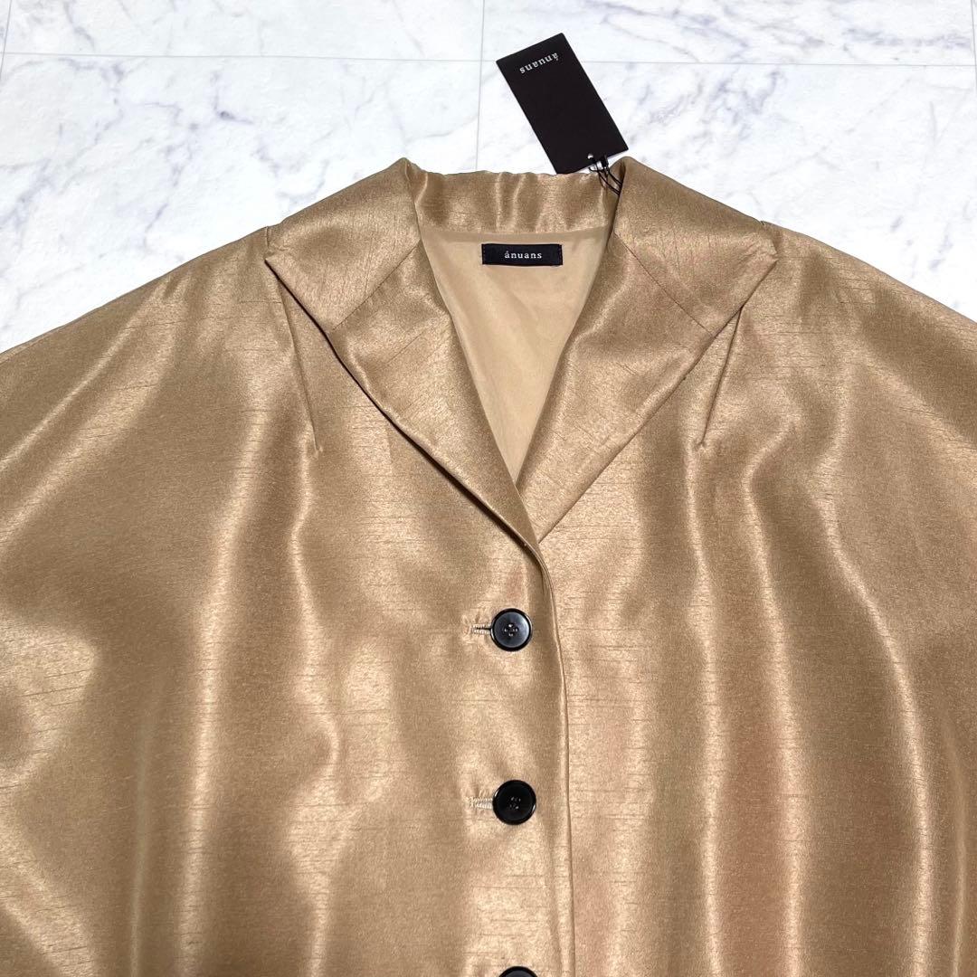 ここにゃん✨️anuans 25年 フォルムコートワンピース 2way