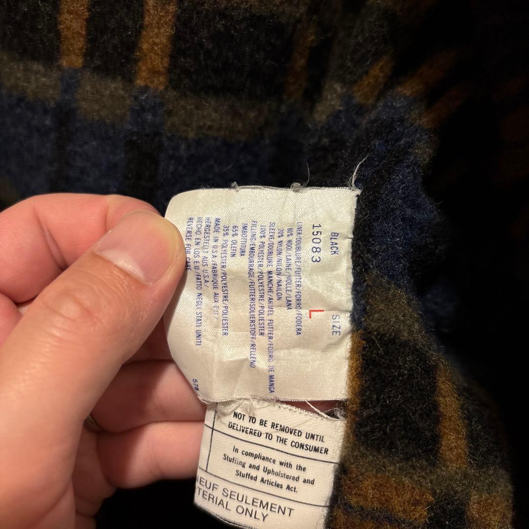 こ*め様 Woolrich レザー ブラックデニム ウールリッチ　BLACK U