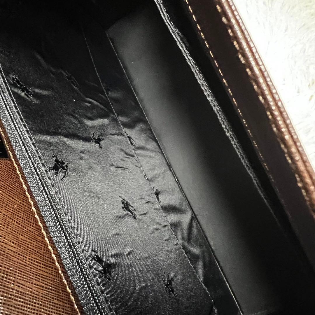 良品 バーバリー ✨ビジネスバック✨ダークブラウン A4対応