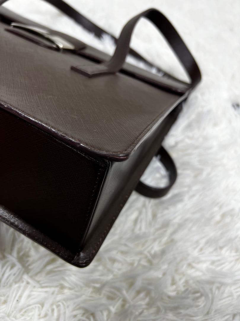 良品 バーバリー ✨ビジネスバック✨ダークブラウン A4対応