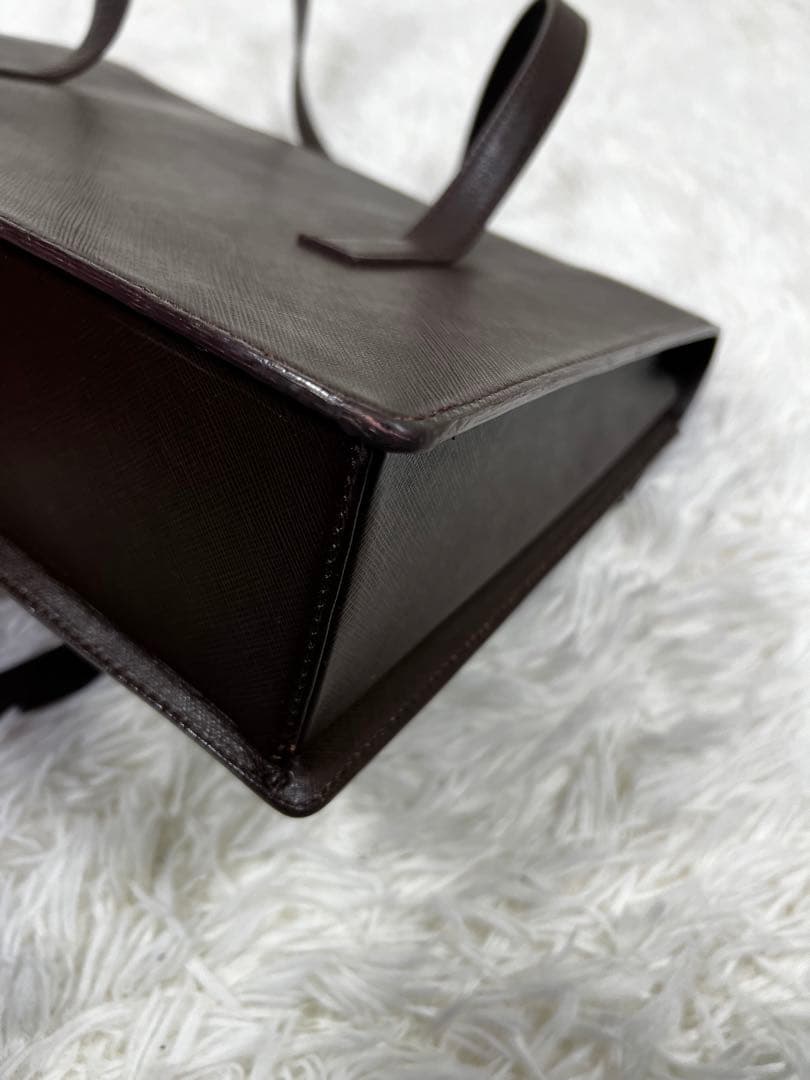 良品 バーバリー ✨ビジネスバック✨ダークブラウン A4対応