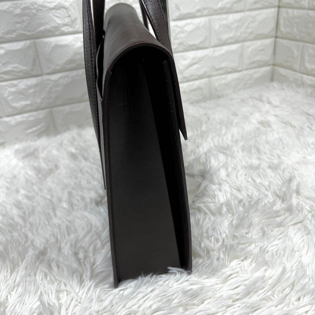 良品 バーバリー ✨ビジネスバック✨ダークブラウン A4対応