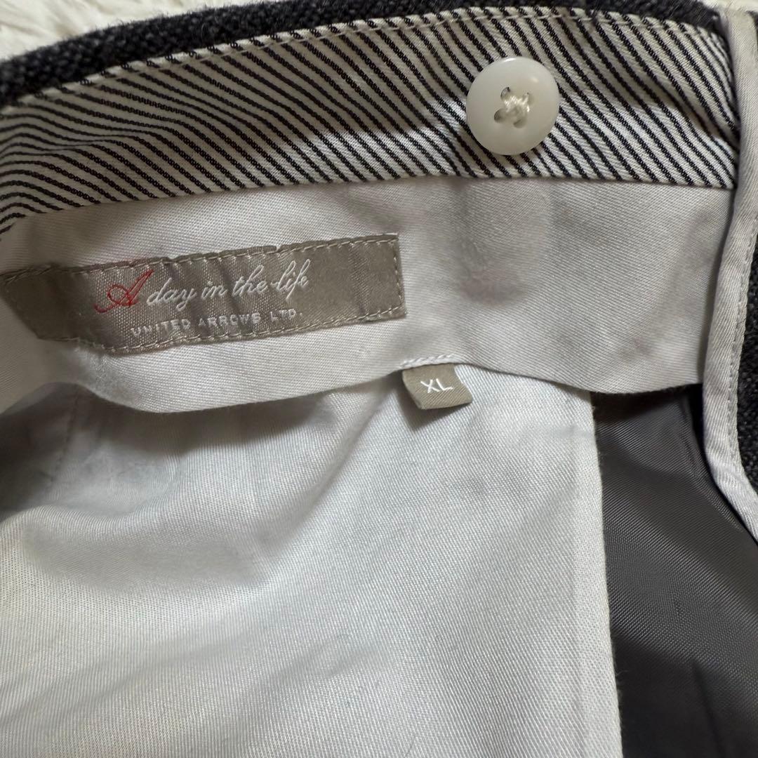 UNITED ARROWS ウールツイード　スーツセットアップ　スリーピースXL