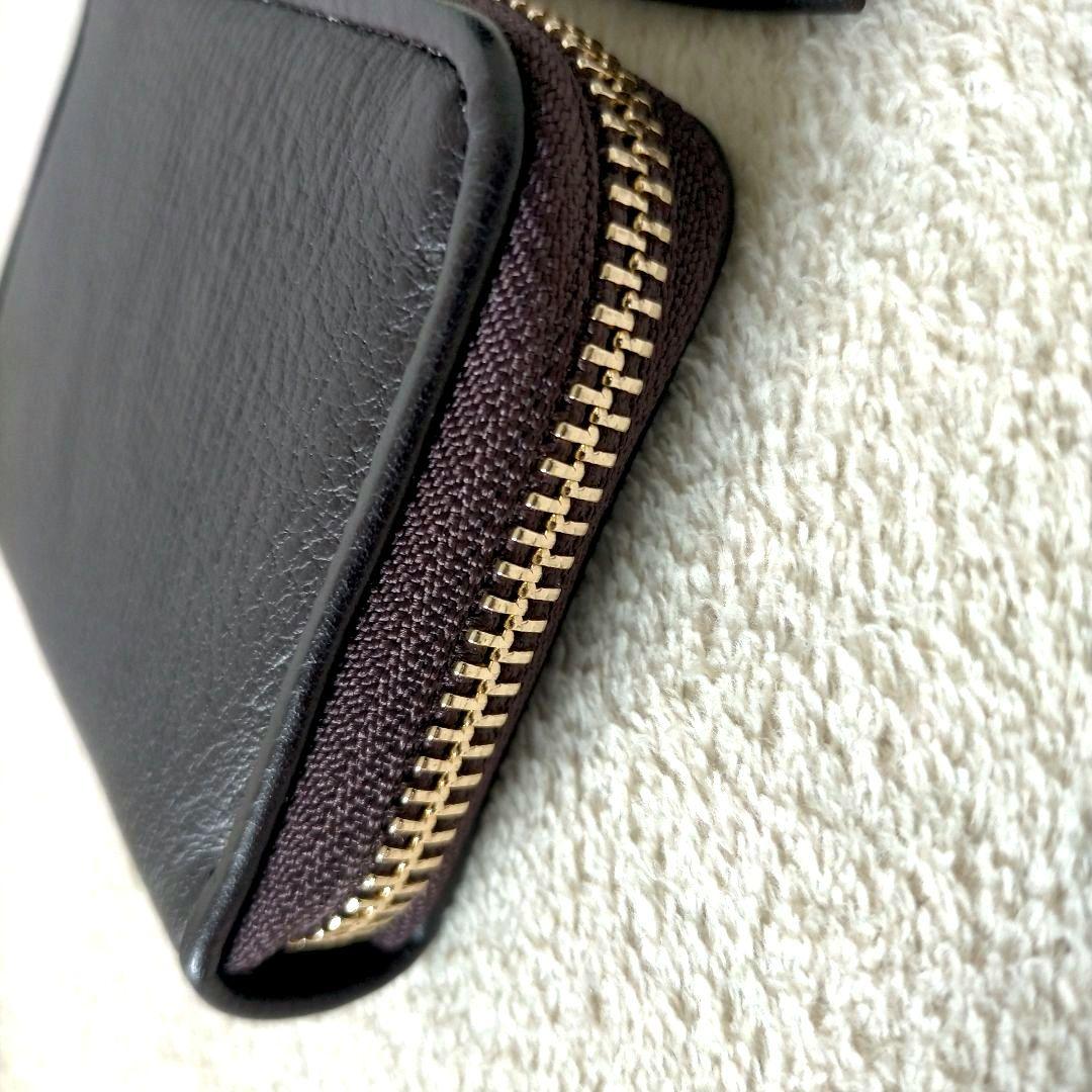 新品未使用♡土屋鞄 ガゼットコード ファスナーキーポーチ キーケース ブラウン