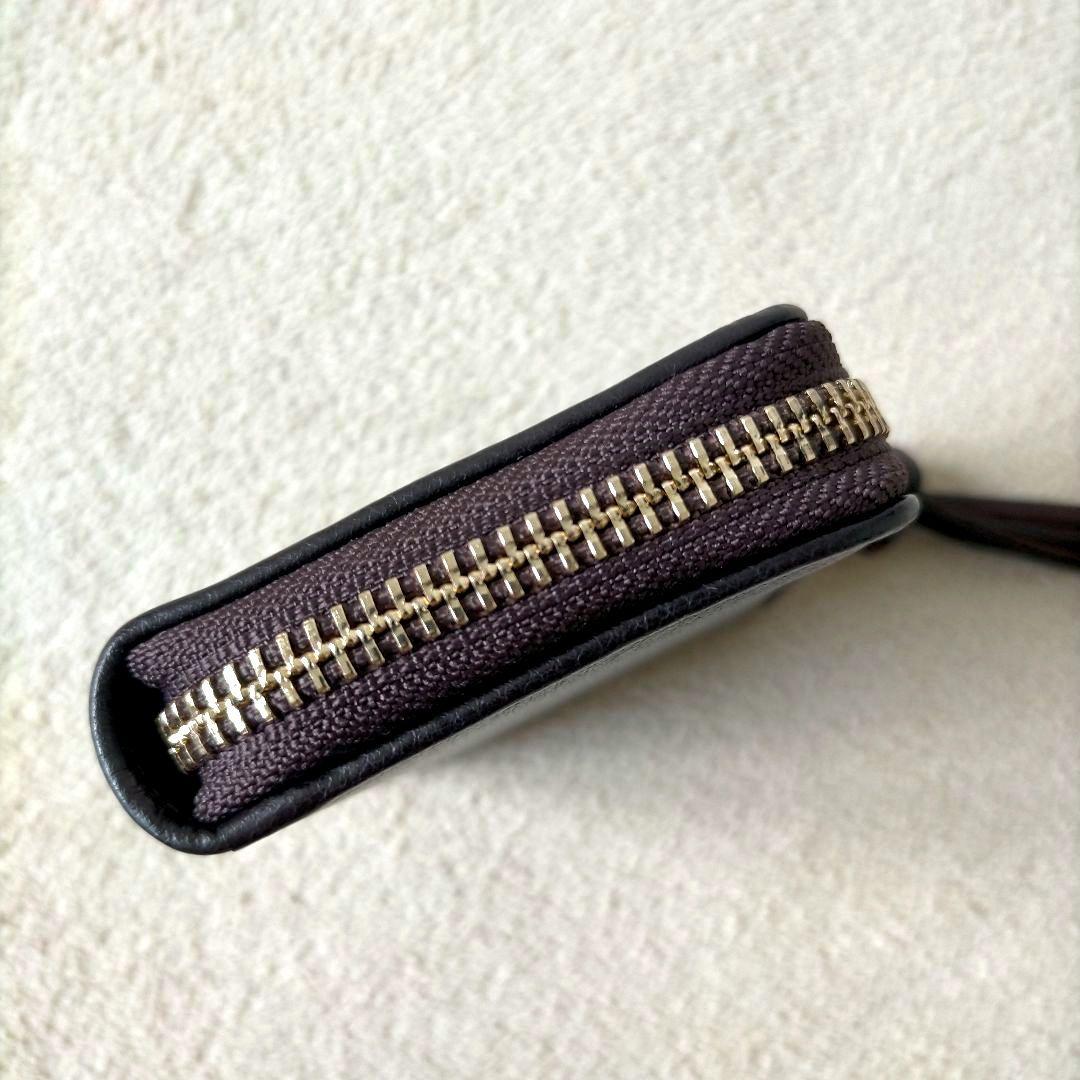 新品未使用♡土屋鞄 ガゼットコード ファスナーキーポーチ キーケース ブラウン