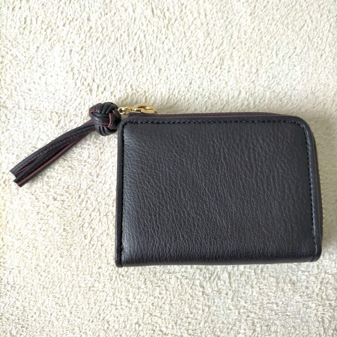 新品未使用♡土屋鞄 ガゼットコード ファスナーキーポーチ キーケース ブラウン