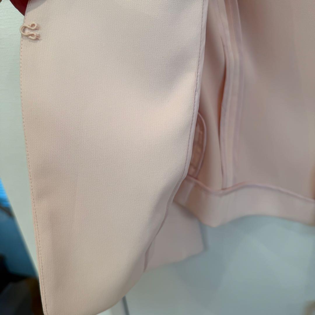 セルフォード ピンク ノーカラージャケット