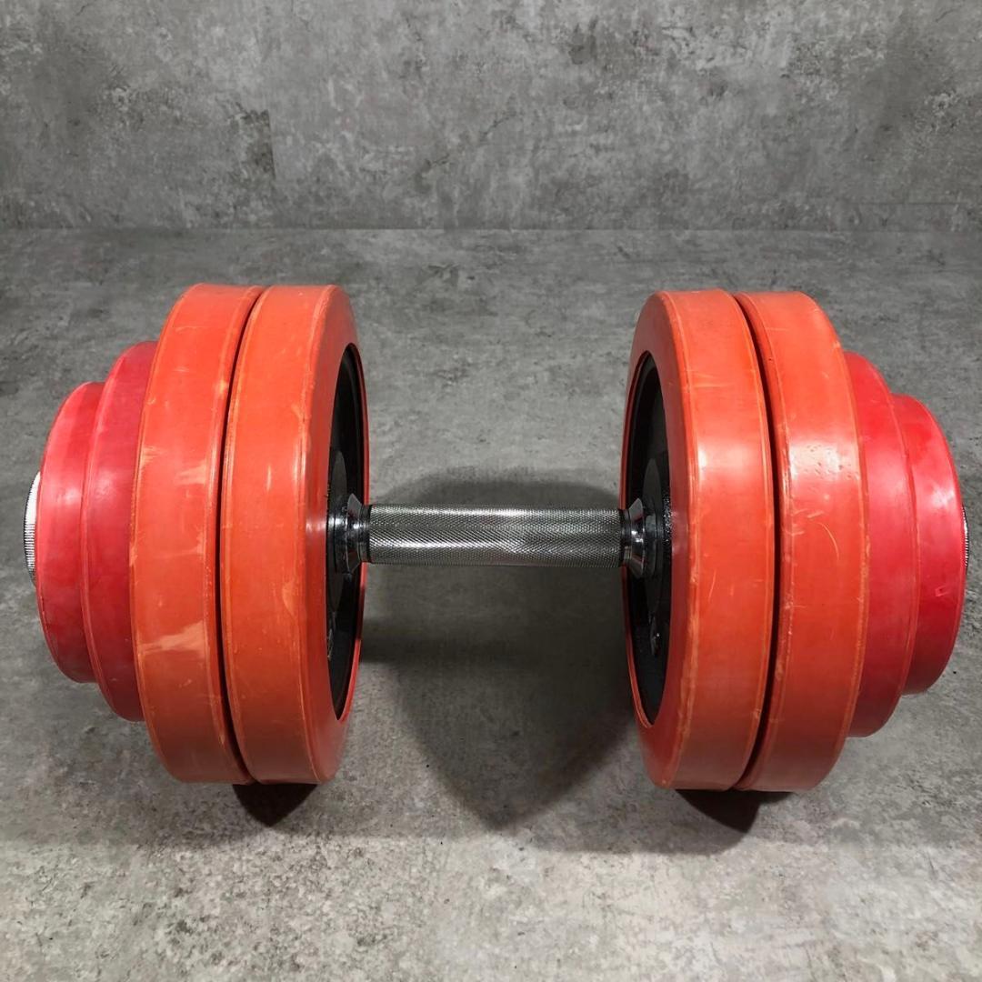 人気 IROTEC アイロテック ダンベル 片側 30kg ラバー ① 筋トレ