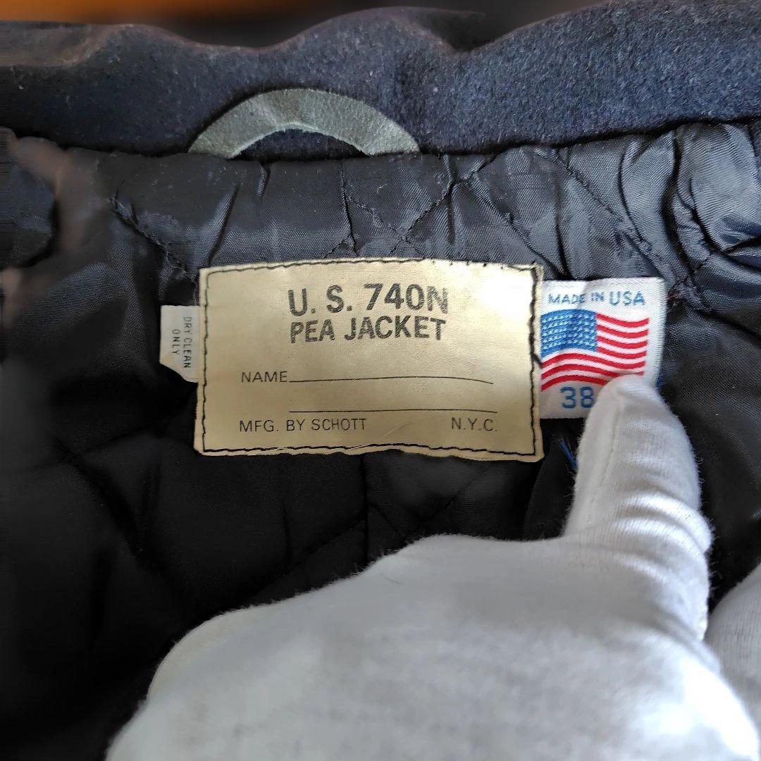 Schott ショット 　Pコート 38 740N USA製 最終値下げ