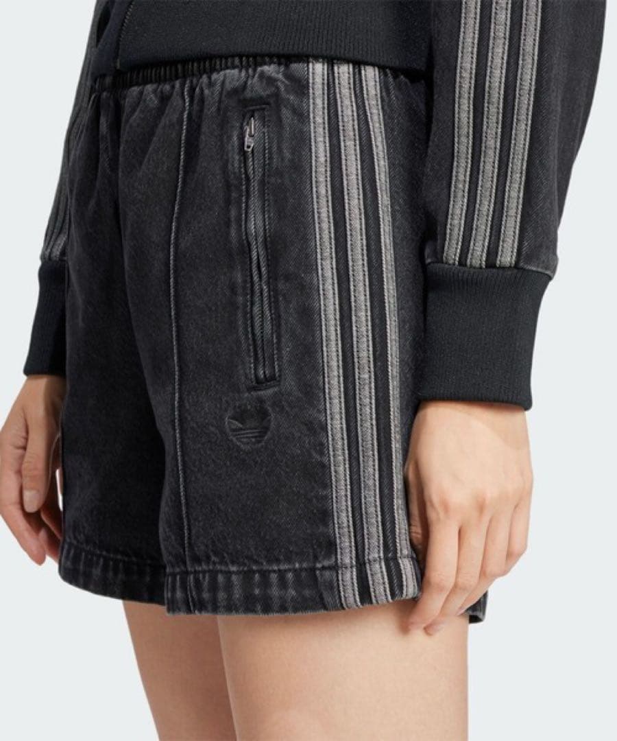 新品★アディダス アディカラー デニム ファイヤーバードショーツSショートパンツ