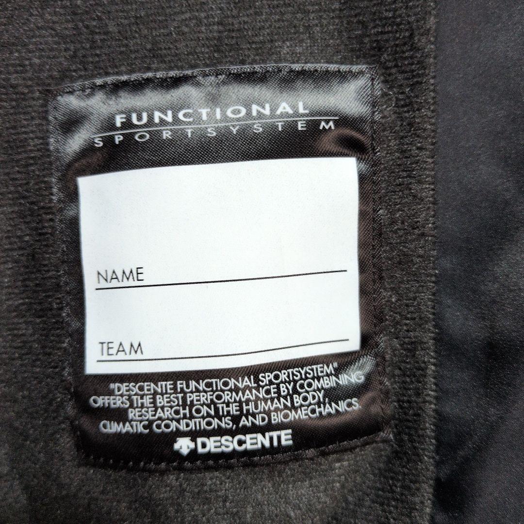 デサント:メンズ:Oサイズ:野球:グランドコート:黒